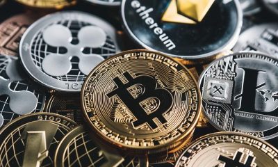 Crypto Bitcoin Etherium Litecoin munten